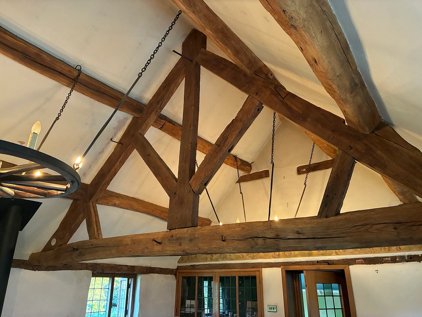 Oak Beam Cleaning