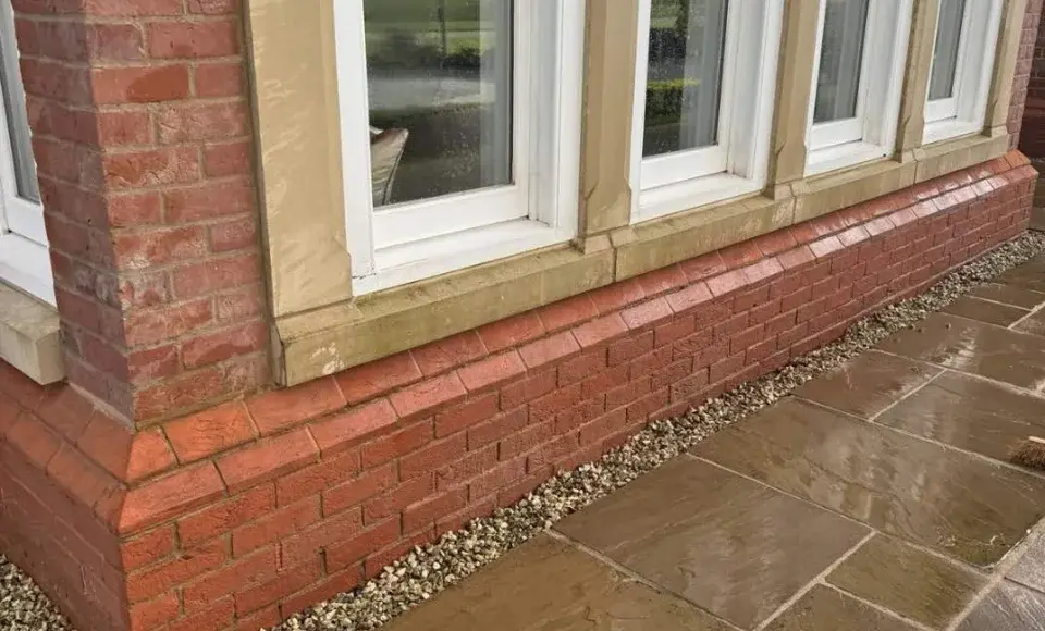Restored brickwork Northampton