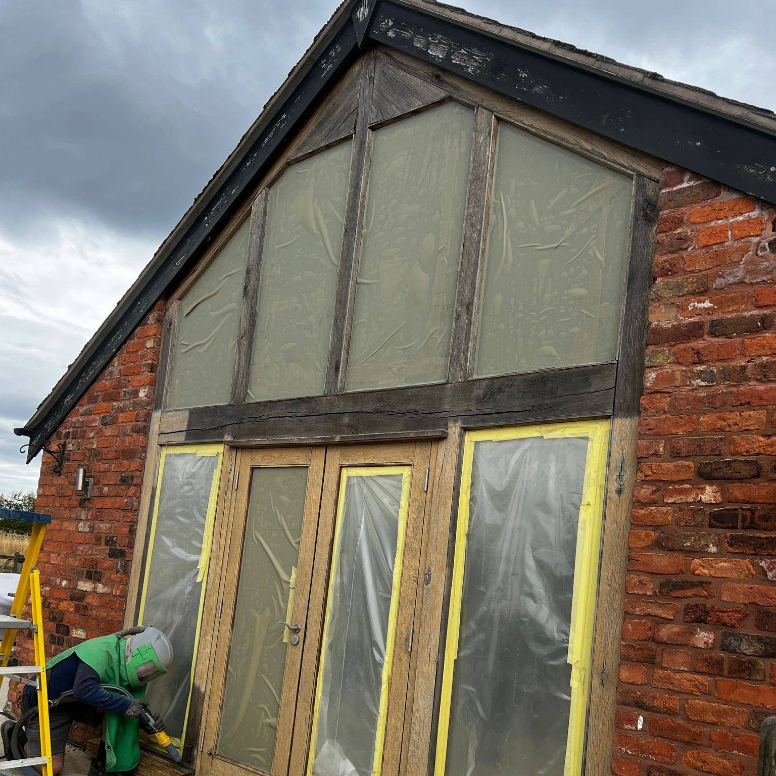 Outbuilding after cleaning